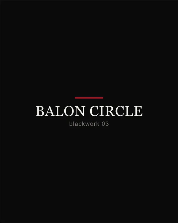 blackwork dövme, Balon Circle İstanbul